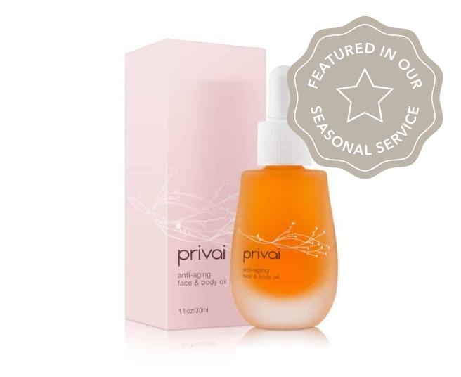 Privai Anti-Aging Face and Body Oil with Featured Service badge